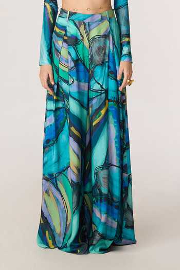 Buy_Saaksha & Kinni_Multi Color Vellora Printed Palazzo _Online_at_Aza_Fashions