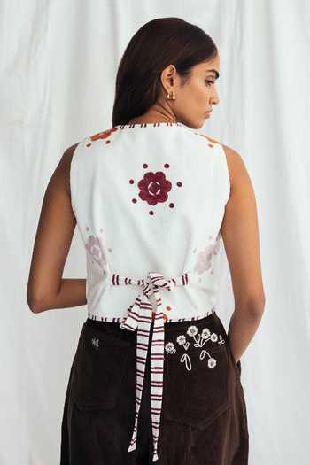 Jodi Thandai Cotton Waistcoat 