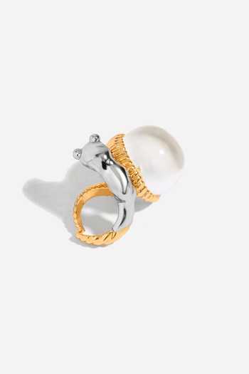 Outhouse Seris Sphere Brass Ring 