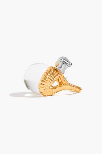 Outhouse Seris Sphere Brass Ring 
