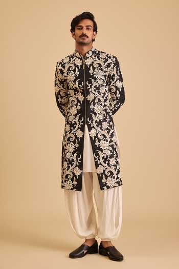 Siddartha Tytler Gara Work Sherwani Set 