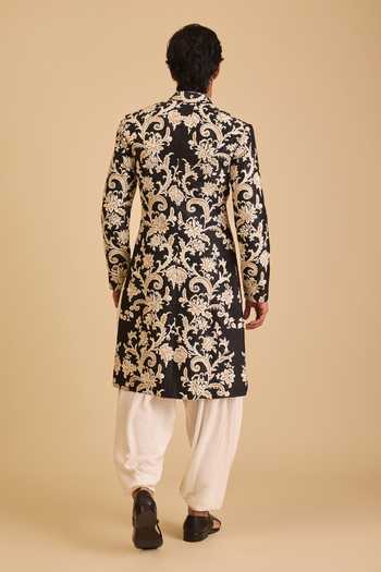 Siddartha Tytler Gara Work Sherwani Set 