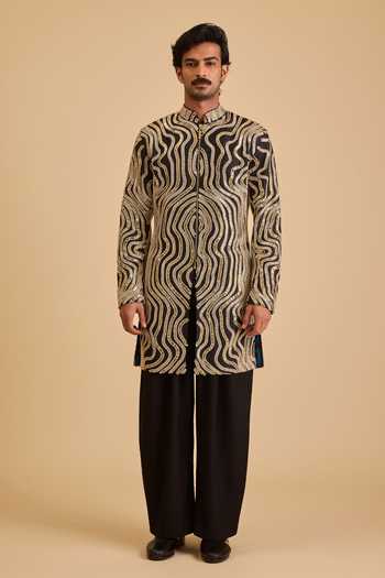Siddartha Tytler Embroidered Sherwani & Pant Set 
