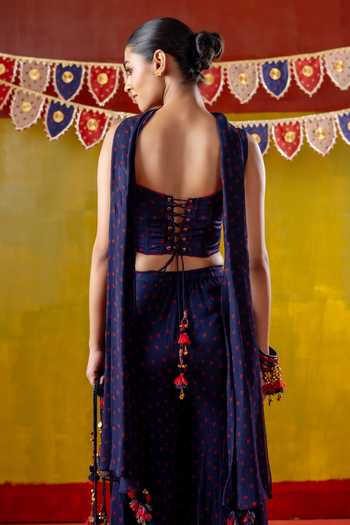 Baise Gaba Gulshan Printed Corset Sharara Set 