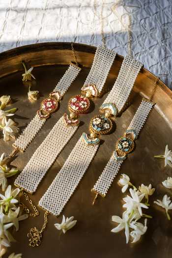 Manner Meher Pearl Feroza Choker 