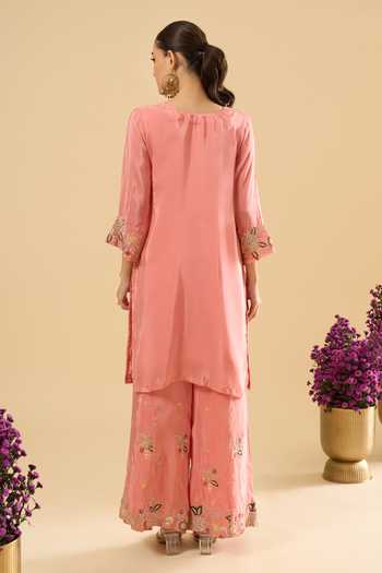 Samyukta Singhania Embroidered Kurta Sharara Set 