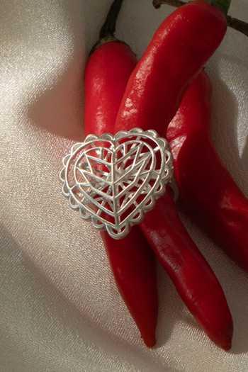 Shop_Manner_Silver Plated Cut Work Rakaan Adjustable Ring _Online_at_Aza_Fashions