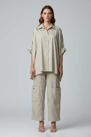 Bunka Placed Embroidered Kaftan 