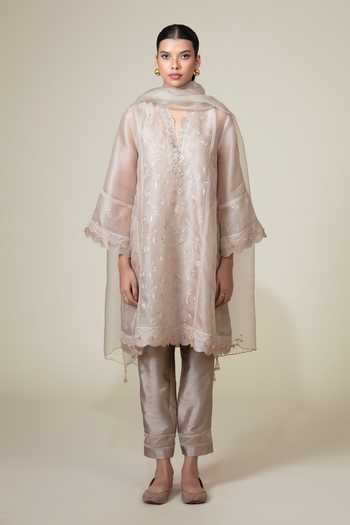 Bunka Farida Organza Kurta Set 