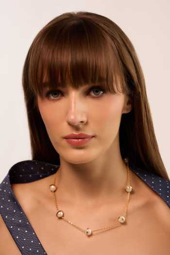 Shop_Anaash_White Pearls Aura Embellished Necklace _Online_at_Aza_Fashions