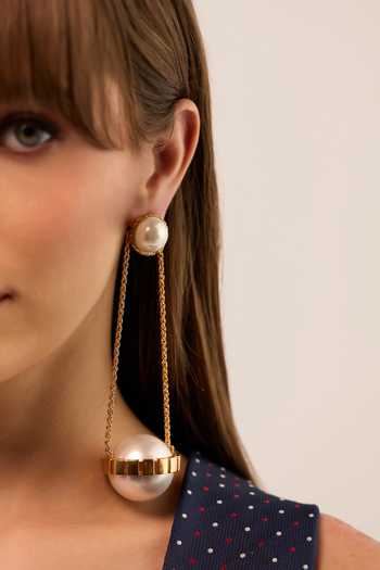 Anaash_White Pearls Empress Embellished Drops _Online_at_Aza_Fashions