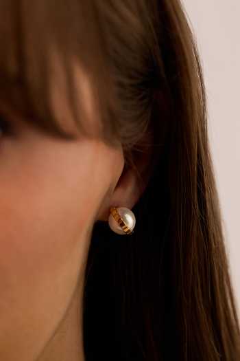 Buy_Anaash_White Pearls Mini Empire Embellished Studs _Online_at_Aza_Fashions