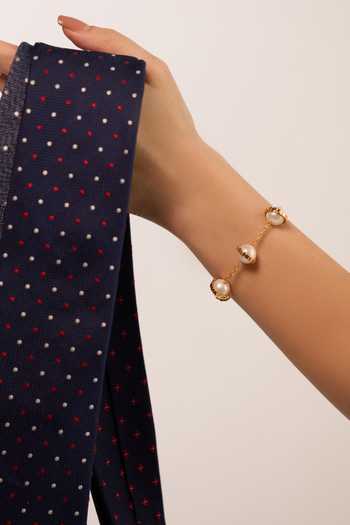 Buy_Anaash_White Pearls Aura Embellished Bracelet _Online_at_Aza_Fashions
