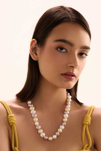 Anaash Asymmetric Stone Necklace 