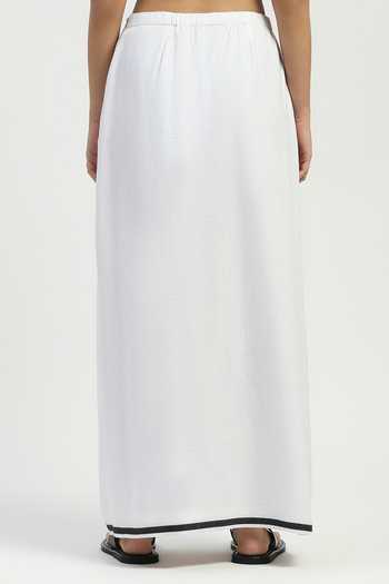 ABRAHAM AND THAKORE Cotton Dhoti Skirt 