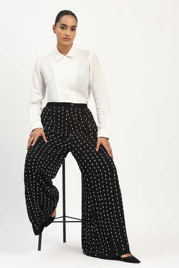 Abraham And Thakore Ombre Stab Stitch Trouser 