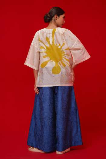 Stoique Root Textured Pattern Palazzo 