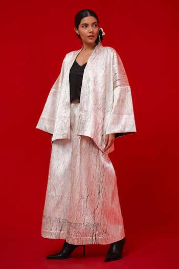 Shop_Stoique_White Silk Muse Textured Palazzo _Online_at_Aza_Fashions