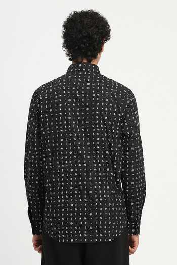 ABRAHAM AND THAKORE Alphabet Print Shirt 
