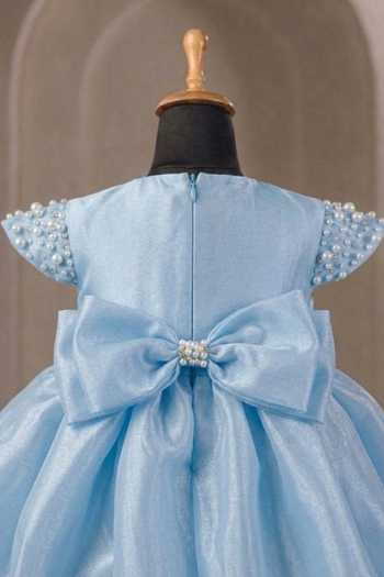 Casa Ninos Placed Pearl Work Dress 