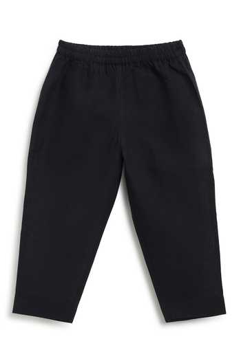 Shop_Tiber Taber_Cream Cotton Tassels Chequered Top And Pant Set _Online_at_Aza_Fashions