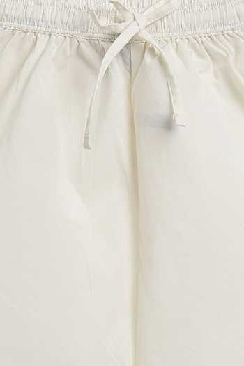 Buy_Tiber Taber_Blue Cotton Embroidery Kurta And Pyjama Set 