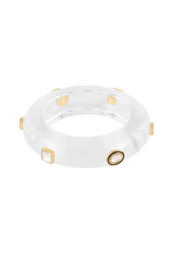 Shop_Mnsh_White Stones Polki Resin Bangle - Single Pc _Online_at_Aza_Fashions