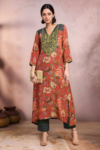 Jhambthreads Printed Kurta & Pant Set 