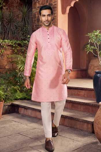 Jhambthreads Embroidered Kurta & Pant Set 