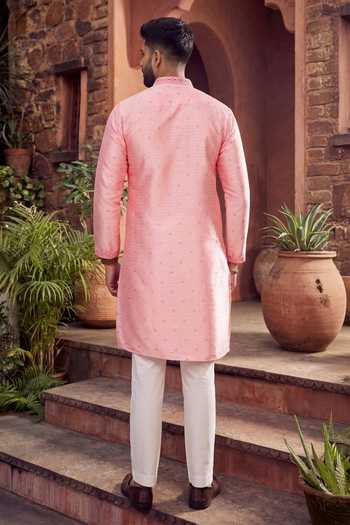 Jhambthreads Embroidered Kurta & Pant Set 