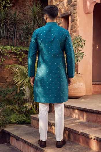 Jhambthreads Embroidered Kurta & Pant Set 