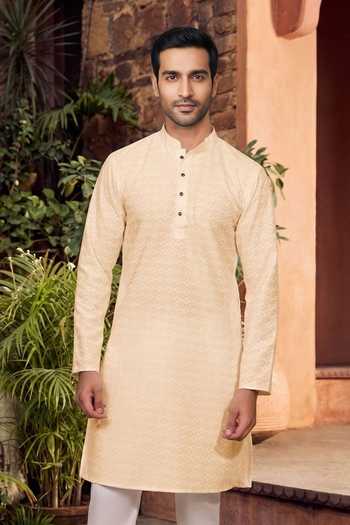Buy Jhambthreads Cream Cotton, Silk Embroidery, Sequins Kurta And Pant Set Online at Aza Fashions Buy_Jhambthreads_Cream Cotton, Silk Embroidery, Sequins Kurta And Pant Set _Online_at_Aza_Fashions