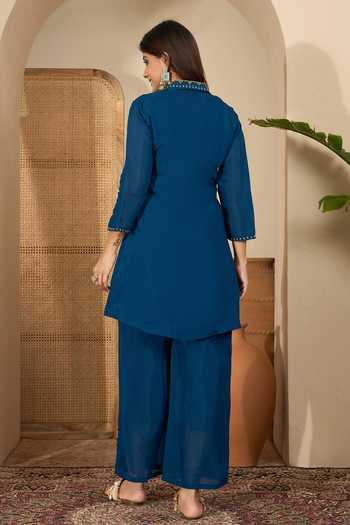 Jhambthreads Embroidered Kurta & Pant Set 