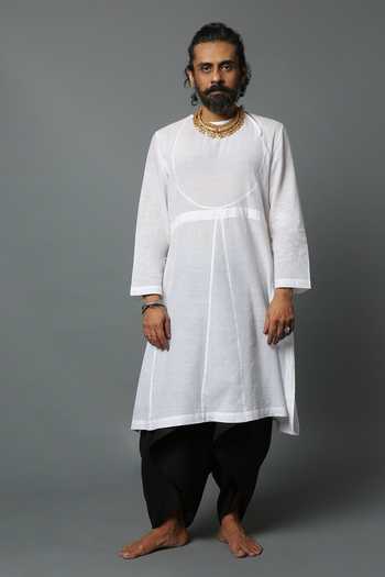 House Of Three Mulmul Arsalan Kurta 