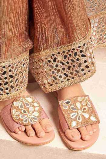 Tiesta Blush Mirror Bloom Flats 