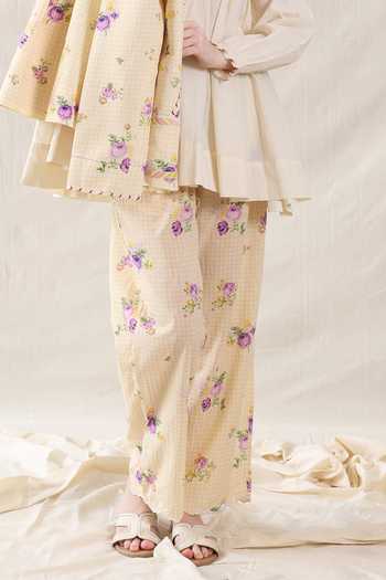 Buy Dhaari Purple Silk, Cotton Handwoven Pant Set Online at Aza Fashions Buy_Dhaari_Purple Silk, Cotton Handwoven Pant Set _Online_at_Aza_Fashions