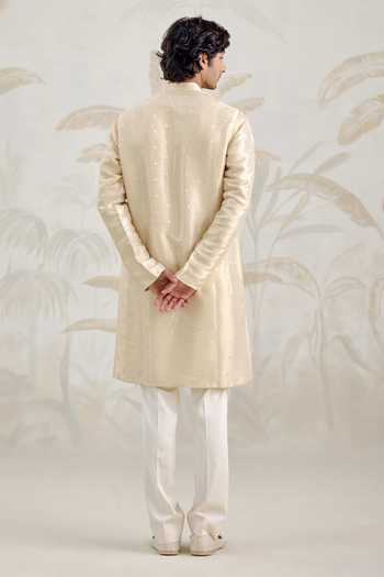 Shyam Narayan Prasad Banarasi Silk Kurta & Pant Set 