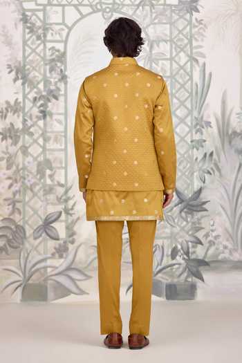 Shyam Narayan Prasad Brocade Silk Kurta Set 