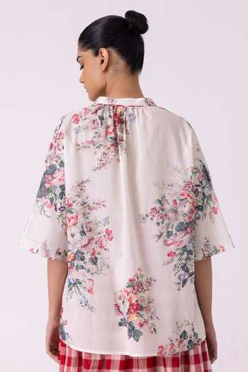 The Summer House Meg Floral Printed Top