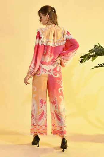 Bhanuni By Jyoti Amara Printed Trouser 