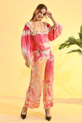 Bhanuni By Jyoti Amara Printed Trouser 