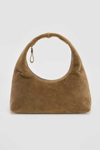 Perona Kathy Velvet Shoulder Bag 