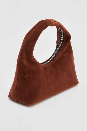 Perona Kathy Velvet Shoulder Bag 