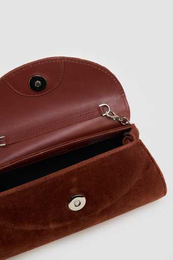 Perona_Brown Darcy Mini Clutch Bag _at_Aza_Fashions