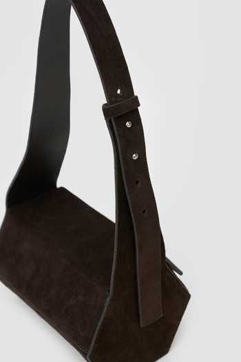Shop_Perona_Brown Yuna Hexagonal Shoulder Bag _Online_at_Aza_Fashions