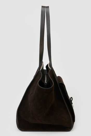 Perona_Brown Delfina Tote Bag _Online_at_Aza_Fashions