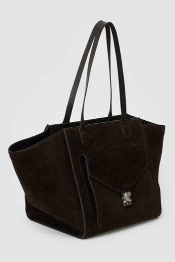 Buy_Perona_Brown Delfina Tote Bag _Online_at_Aza_Fashions
