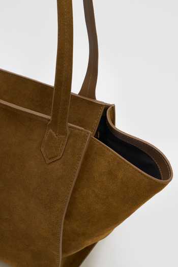 Perona_Brown Delfina Mini Tote Bag _at_Aza_Fashions