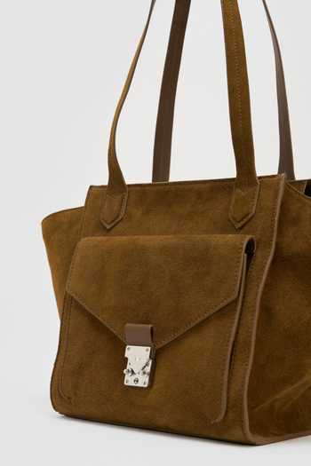 Shop_Perona_Brown Delfina Mini Tote Bag 