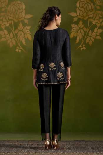Almaari By Pooja Patel Rohisha Handmade Top & Pant Set 